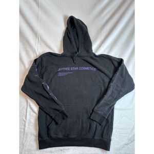Jeffree Star Cosmetics Black Long Sleeve Pullover‎ Hoodie Men's Large Iconic
